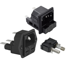 插座+雙保險(xiǎn)絲座 (5*20 fuse)