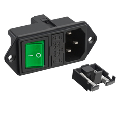 S-03DF-11S 雙保險(xiǎn)絲座