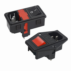 開(kāi)關(guān)+插座+雙保險(xiǎn)絲座 (3合1)