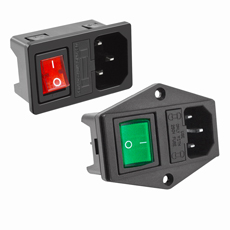 開關+插座+保險絲座 (5*20 fuse)