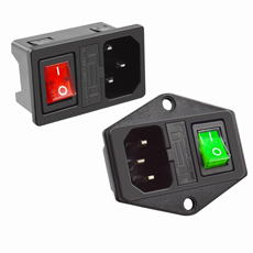 開(kāi)關(guān)+插座+保險(xiǎn)絲座 (3合1)